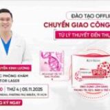 Đào tạo offline chuyển giao công nghệ PRP: Từ lý thuyết đến thực hành