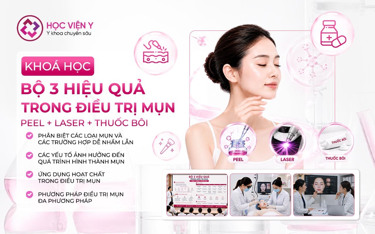 bộ 3 hiệu quả điều trị mụn