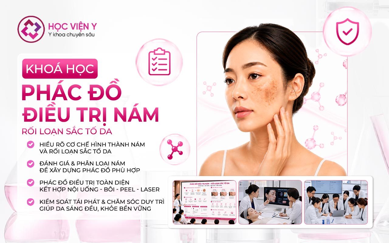 phác đồ điều trị nám